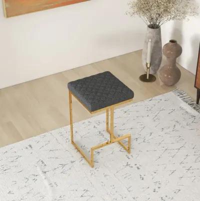 Felicia Grey Boucle Counter Stool