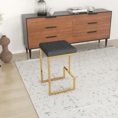 Felicia Grey Boucle Counter Stool