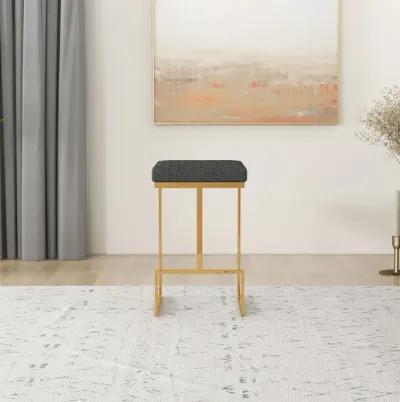 Felicia Grey Boucle Counter Stool