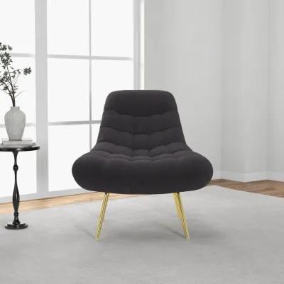 Edna Grey Boucle Lounge Chair