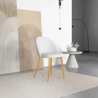 Vanessa Dining Chair Beige Boucle