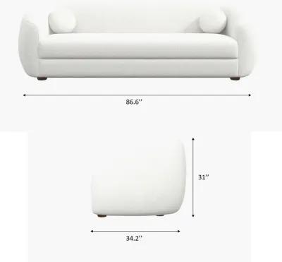 Norma Cream Boucle Sofa