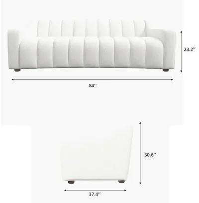 Bari Cream Boucle Sofa