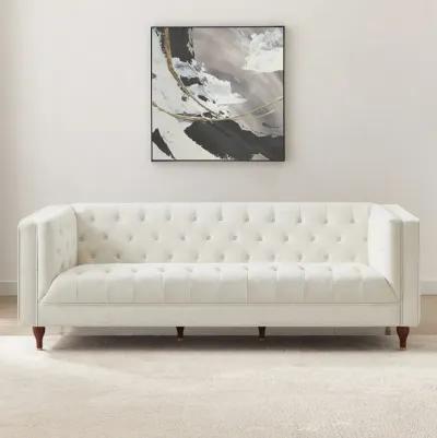 Houston Beige Boucle Modern Sofa