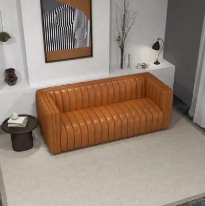 Rosslyn Cognac Leather Sofa