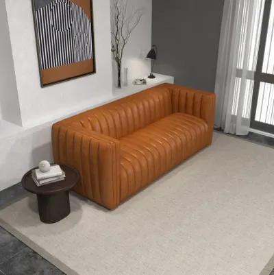 Rosslyn Cognac Leather Sofa