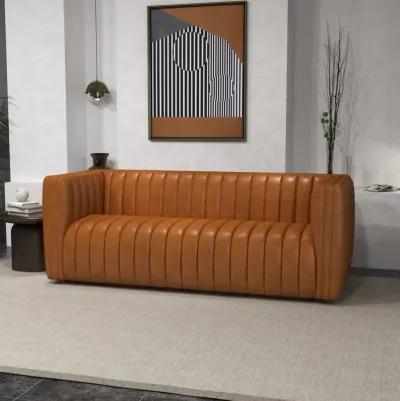 Rosslyn Cognac Leather Sofa