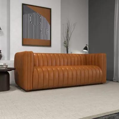 Rosslyn Cognac Leather Sofa