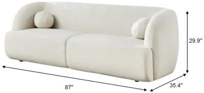 Quinn Sofa - Ivory Boucle