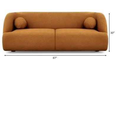 Quinn Sofa - Burnt Orange Boucle