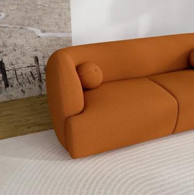 Quinn Sofa - Burnt Orange Boucle