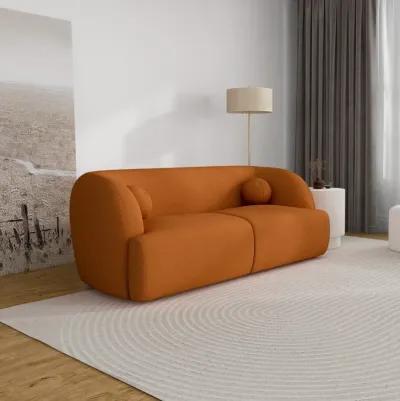 Quinn Sofa - Burnt Orange Boucle