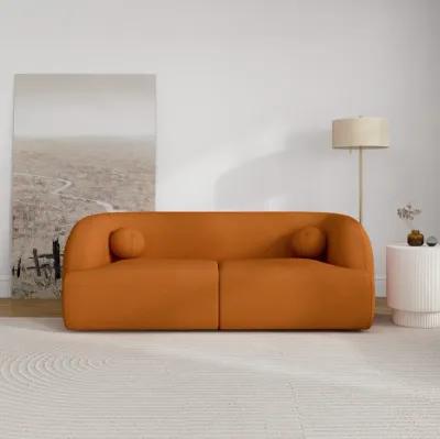 Quinn Sofa - Burnt Orange Boucle