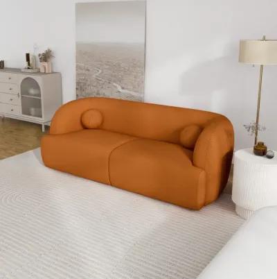 Quinn Sofa - Burnt Orange Boucle