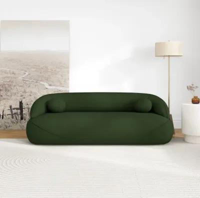 Brody Dark Green Boucle Sofa