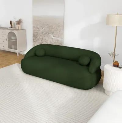 Brody Dark Green Boucle Sofa