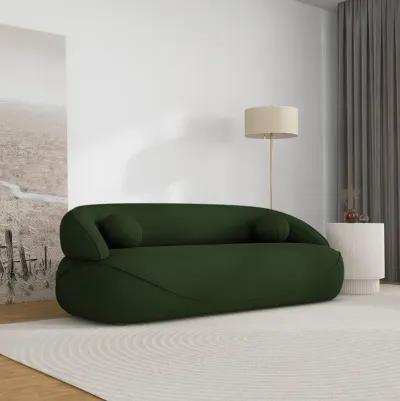 Brody Dark Green Boucle Sofa