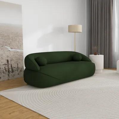 Brody Dark Green Boucle Sofa