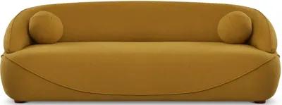 Brody Boucle Sofa Mustard Yellow