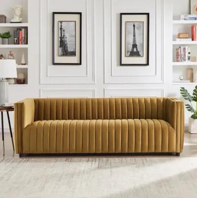 Sierra Gold Velvet Sofa