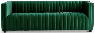 Sierra Dark Green Velvet Sofa