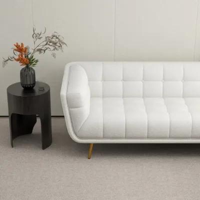 Kano L Shape Sectional Cream Boucle Sofa Right Facing Chaise