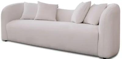 Hana White Boucle Sofa