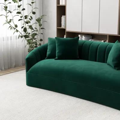 Kent Green Velvet Sofa