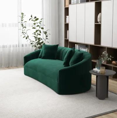 Kent Green Velvet Sofa