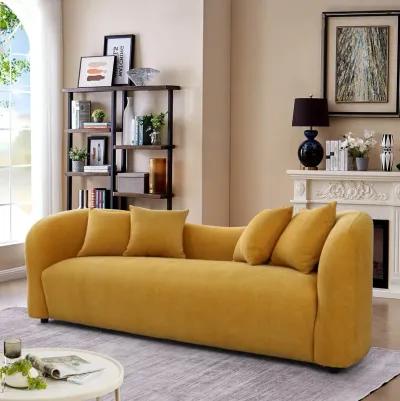 Hana Gold Boucle Sofa