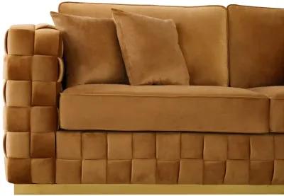 Jordan Mustard Yellow Velvet Sofa