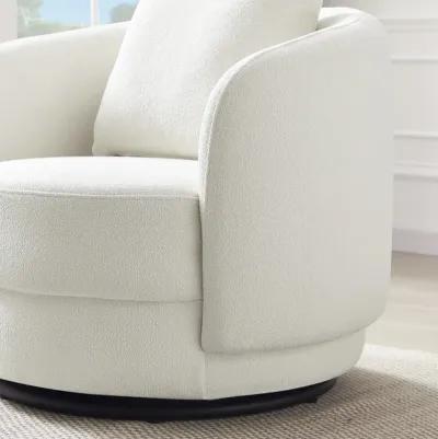 Perth Beige Boucle Lounge Chair