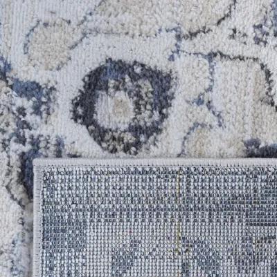 Payas Cream - Blue Rug Size 5'3'' x 7'6''