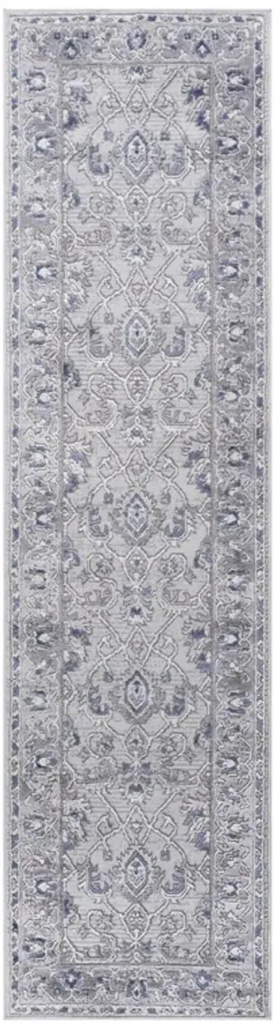 Marfi Grey-Blue Runner Rug 2'2'' x 8'