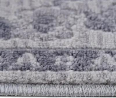 Marfi Grey-Silver Runner Rug 2'2'' x 8'