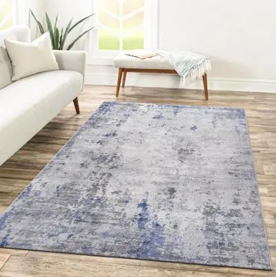 Marfi Silver-Blue Rug Size 7'9'' x 10'