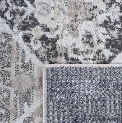 Payas Cream Anthracite Rug Size 7'9'' x 10'