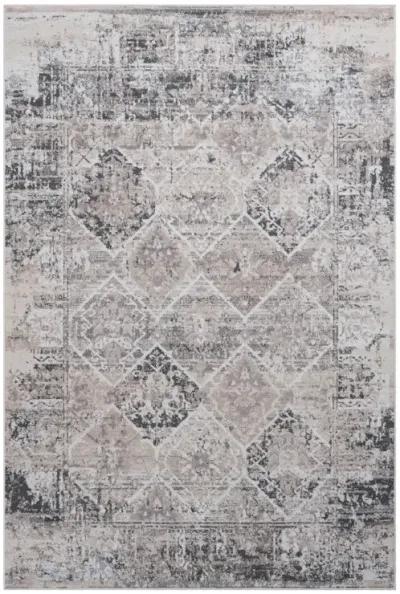 Payas Cream Anthracite Rug Size 7'9'' x 10'