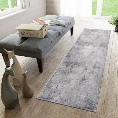 Marfi Light Grey Runner Rug Size 2'2'' x 8'