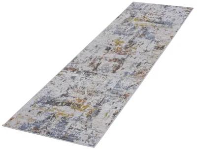 Payas Ivory - Blue Runner Rug Size 2'2'' x 8'