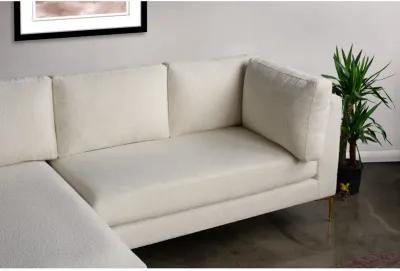 Chamberlain Beige Boucle Sectional Sofa Left Facing Chaise