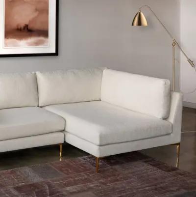 Chamberlain Beige Boucle Sectional Sofa Right Facing Chaise