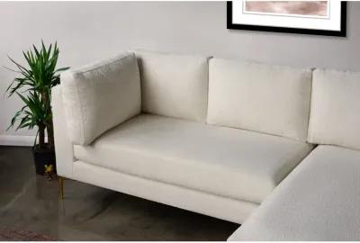 Chamberlain Beige Boucle Sectional Sofa Right Facing Chaise