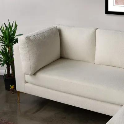 Chamberlain Beige Boucle Sectional Sofa Right Facing Chaise