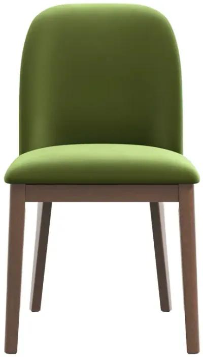 Belfast Green Velvet Dining Chair Set of 2