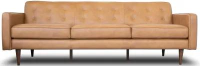 Broxton Tan Leather Sofa