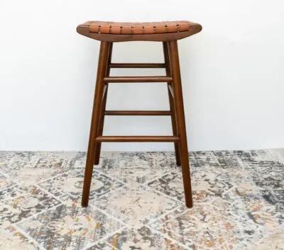 Janet Tan Leather Bar Stool