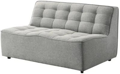 Linden Light Gray Linen Modular Corner Sofa