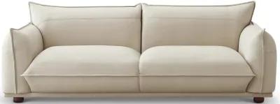 Mansfield Cream Leather Sofa