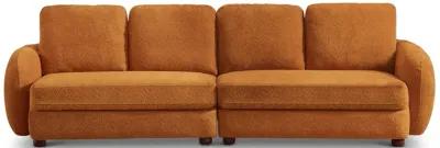 Virgil Burnt Orange Boucle Sofa